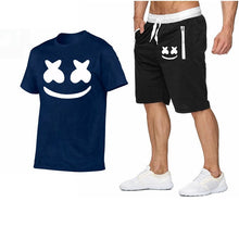 Load image into Gallery viewer, 2019 New T-Shirt Sets Casual Tshirt Men Summer Hot Sale Tracksuits Hip Hop Brand Clothing T Shirt Set Men 2 Pieces M-2XL