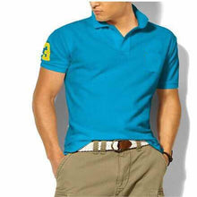 Load image into Gallery viewer, hombre big pony high quality polo top Men Short sleeve Casual rugby Shirt camisa embroidered homme polo masculine