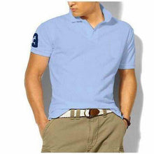 Load image into Gallery viewer, hombre big pony high quality polo top Men Short sleeve Casual rugby Shirt camisa embroidered homme polo masculine