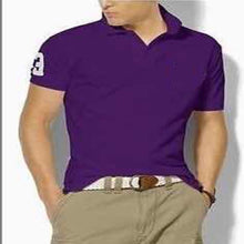 Load image into Gallery viewer, hombre big pony high quality polo top Men Short sleeve Casual rugby Shirt camisa embroidered homme polo masculine